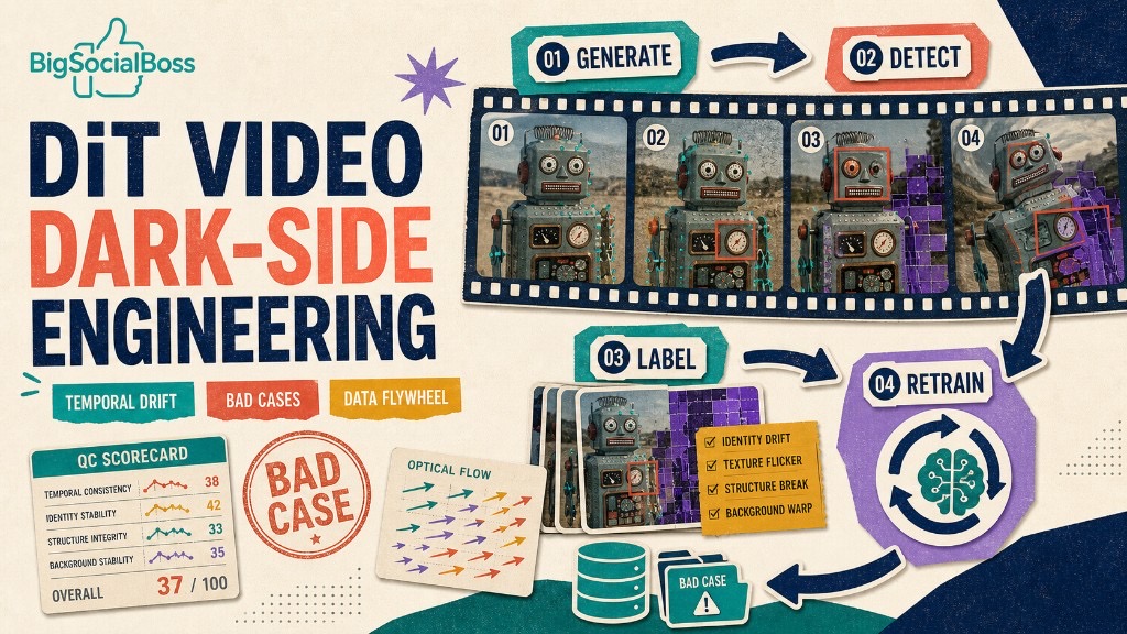 Dark-side engineering for DiT video: from temporal consistency to a Bad Case loop
