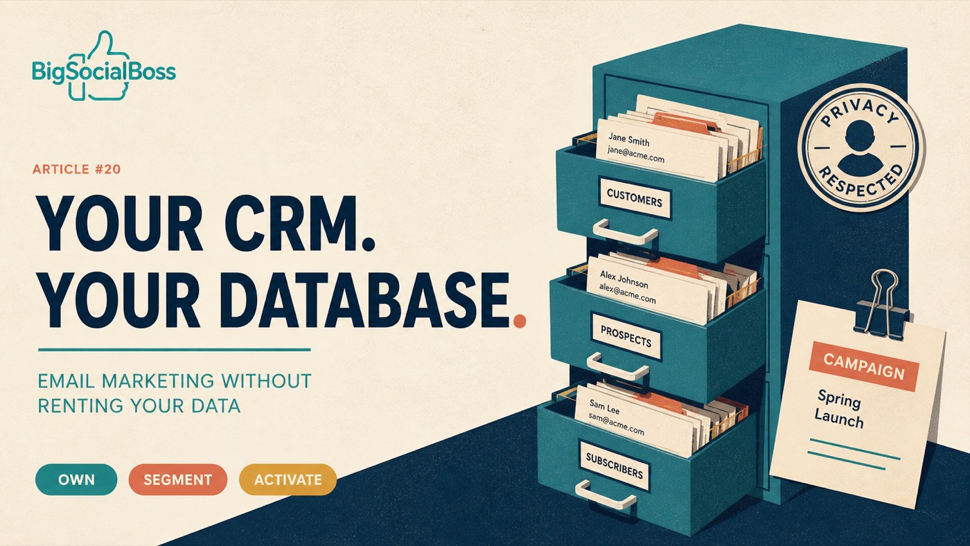 Email Marketing Platform with Private Database and CRM