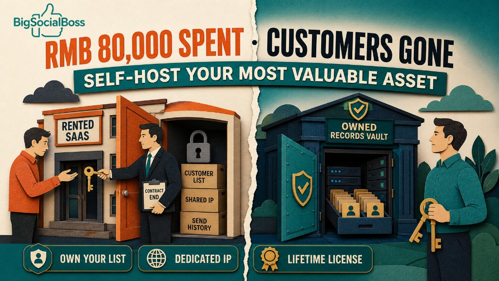 Spent $80k on email SaaS and still don't own the list: why self-hosted email is a fixed asset