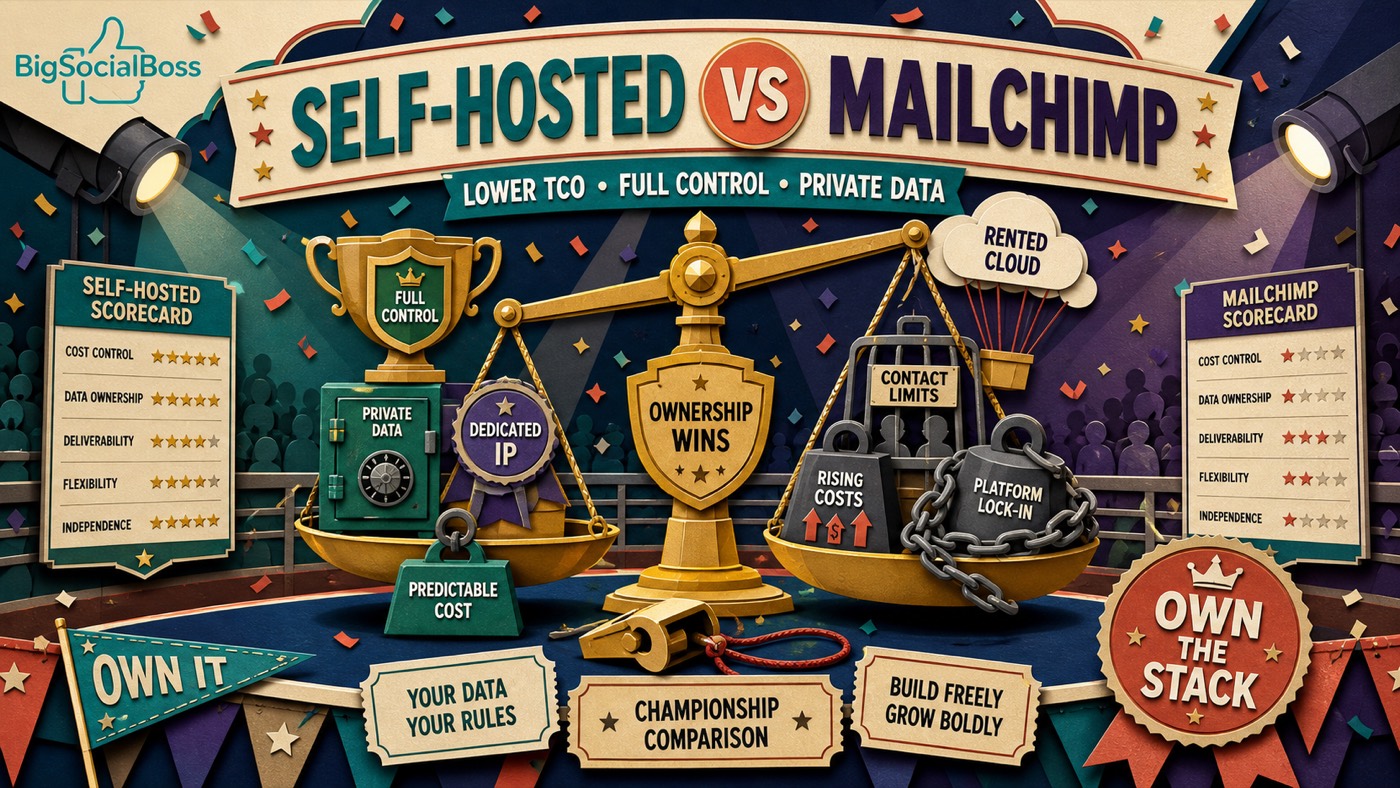 Self-Hosted Email Marketing vs Mailchimp (2026)