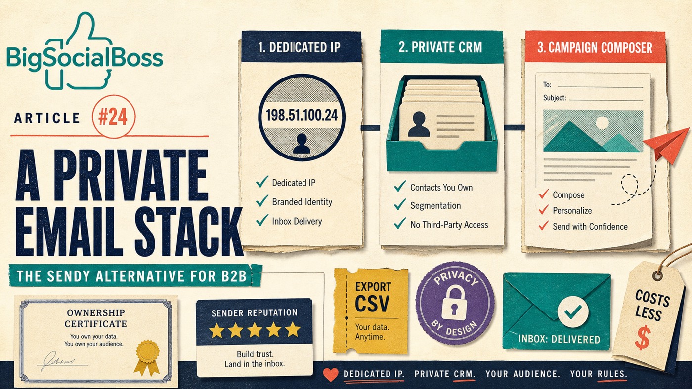 Sendy Alternative: When You Need Dedicated IPs and a Private CRM