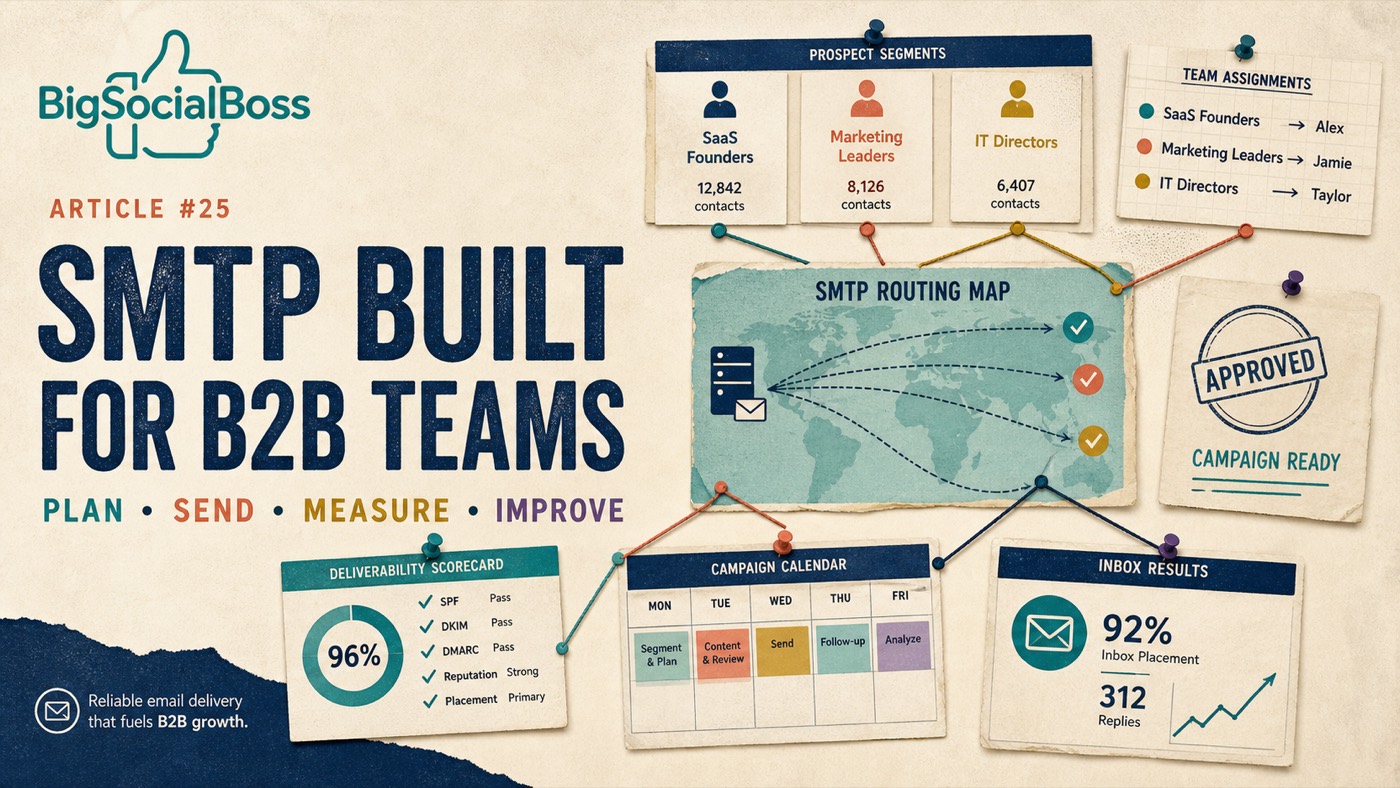 SMTP Email Marketing Software: What B2B Teams Should Look For