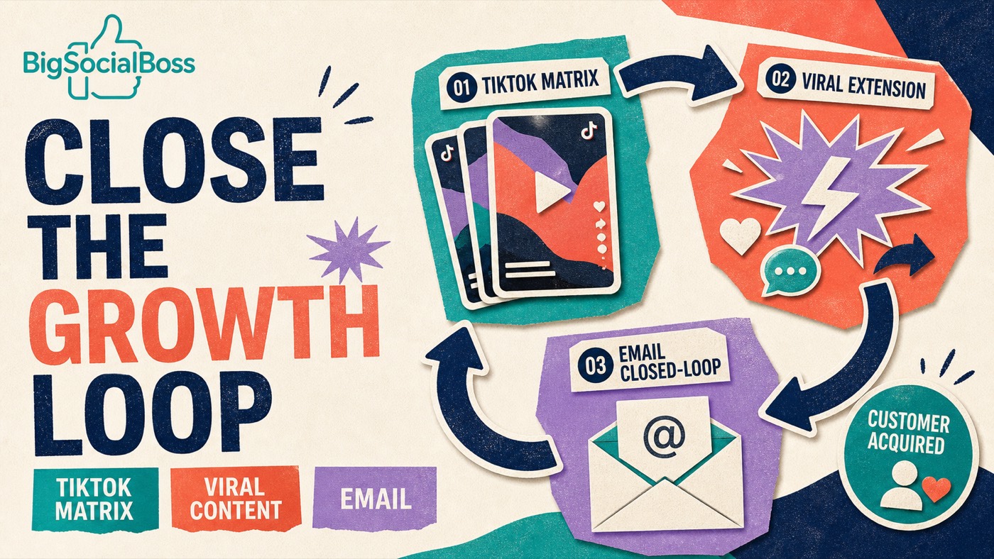 TikTok Matrix + Viral Extension + Email: A Closed-Loop Acquisition Stack