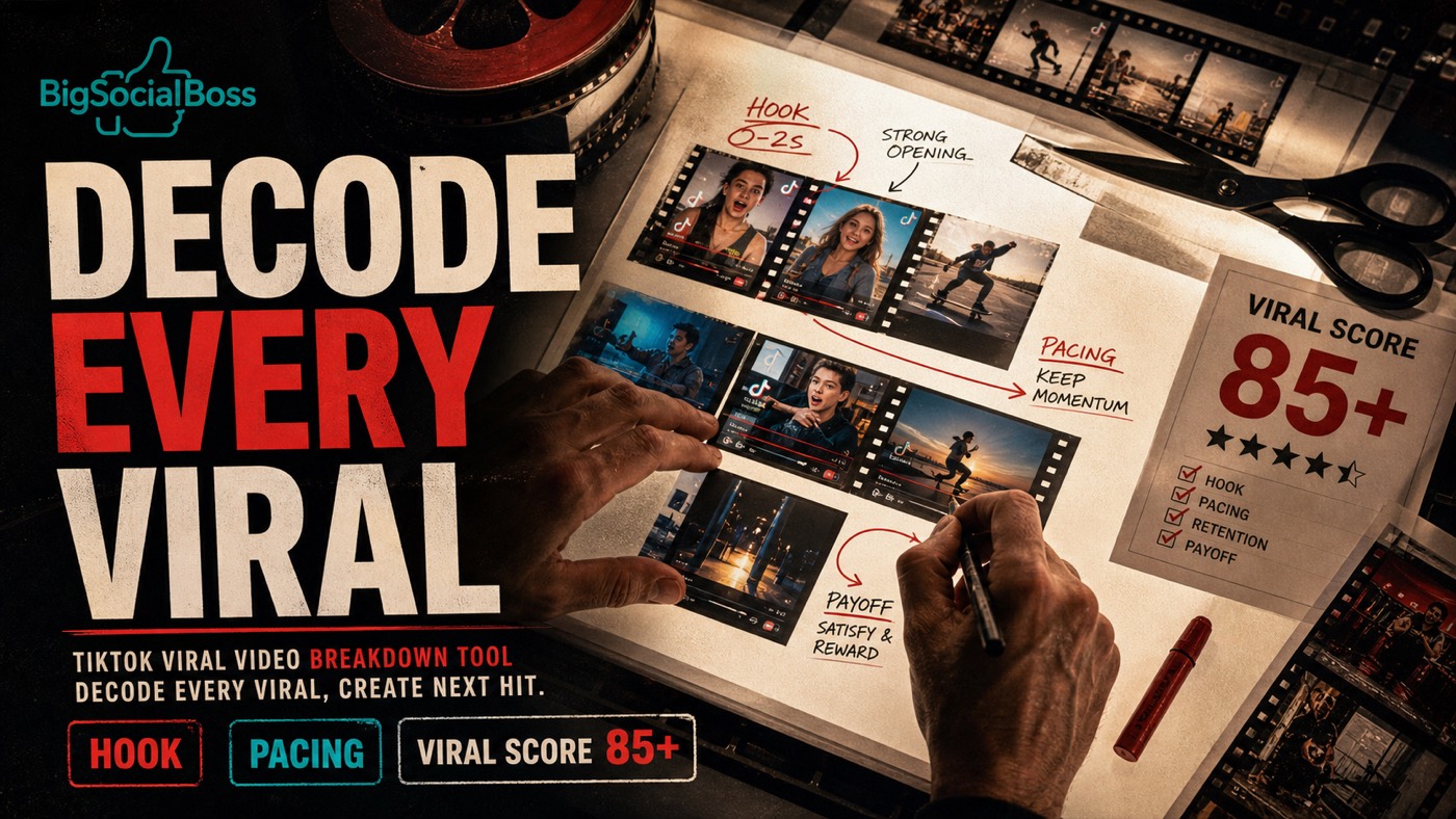 TikTok Viral Video Tool: Decode Every Viral. Create Your Next Hit.